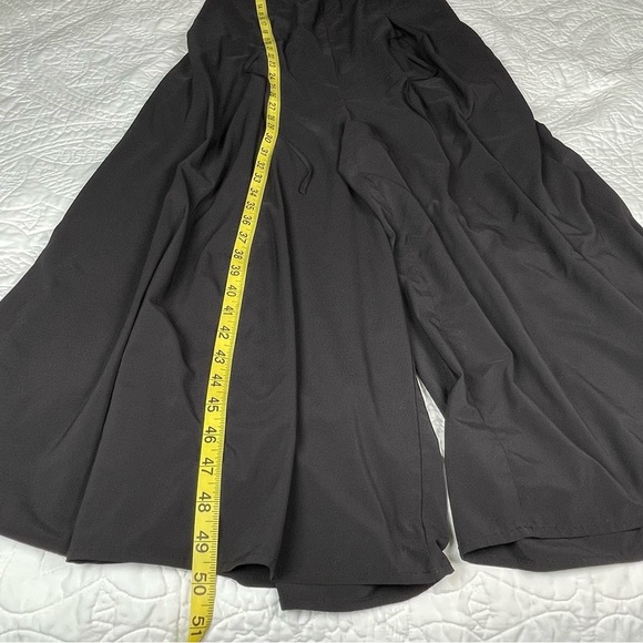 Athleta Sayulita Wide Leg Jumpsuit Black Size 8 - Picture 14 of 14